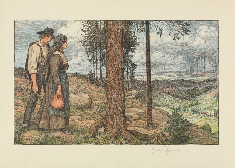 Heimatlos by Hans Thoma