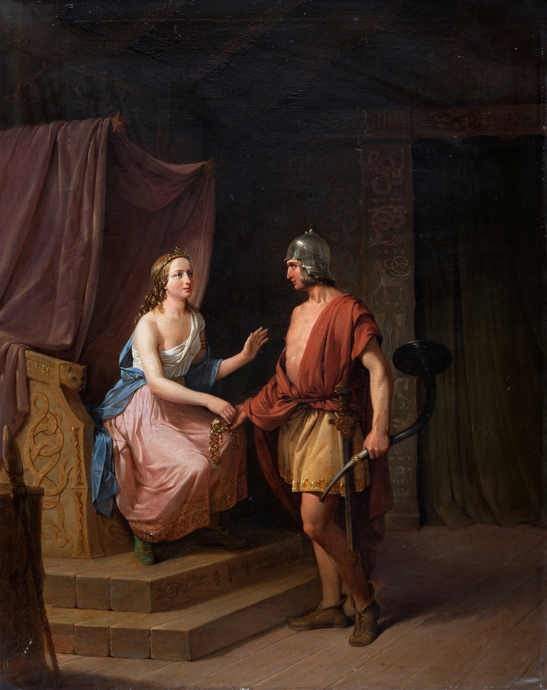 Heimdal Returns Brisingamen to Freya by Nils Andresson