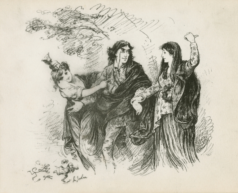 Henry Irving between England and America by Frederick Barnard