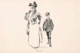 Her protector by Charles Dana Gibson