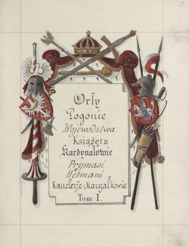 Herby Rzeczypospolitej Polskiej i W. X. Litewskiego. T. 1 Pl.001 by Boleslaw Starzyński