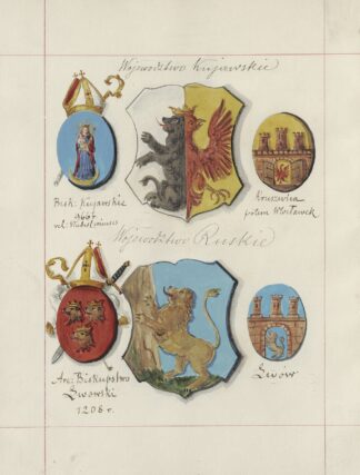 Herby Rzeczypospolitej Polskiej i W. X. Litewskiego. T. 1 Pl.018 by Boleslaw Starzyński