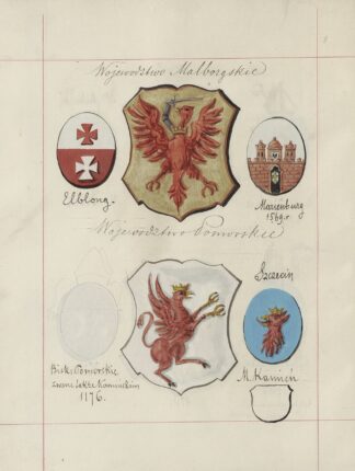 Herby Rzeczypospolitej Polskiej i W. X. Litewskiego. T. 1 Pl.026 by Boleslaw Starzyński