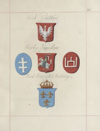 Herby Rzeczypospolitej Polskiej i W. X. Litewskiego. T. 1 Pl.055 by Boleslaw Starzyński
