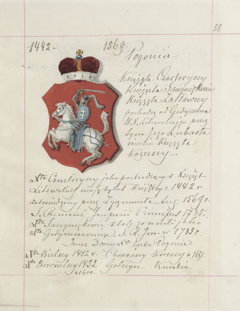 Herby Rzeczypospolitej Polskiej i W. X. Litewskiego. T. 1 Pl.080 by Boleslaw Starzyński