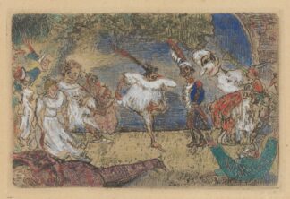 Het fantastische bal by James Ensor
