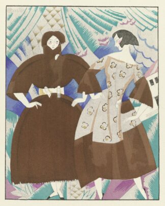 Hindoustan ; Robe-manteau, de Paul Poiret by Charles Martin