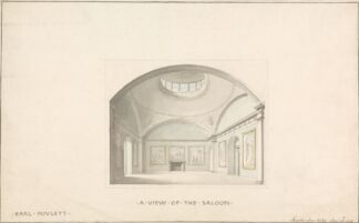 Hinton St. George, Somerset; View of the Saloon by Sir John Soane