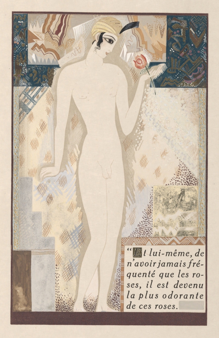 Histoire charmante de l’adolescente sucre d’amour Pl.6 by Francois-Louis Schmied