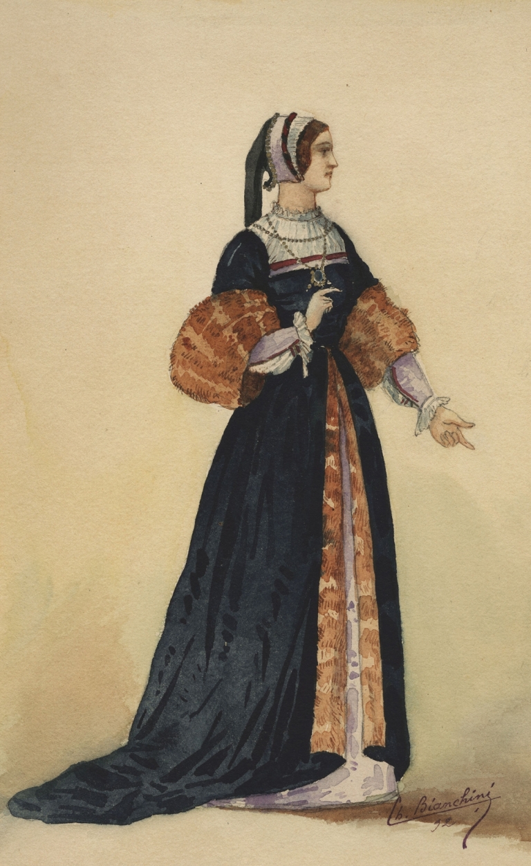Historical costumes Pl.16 by Charles Bianchini
