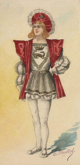 Historical costumes Pl.24 by Charles Bianchini