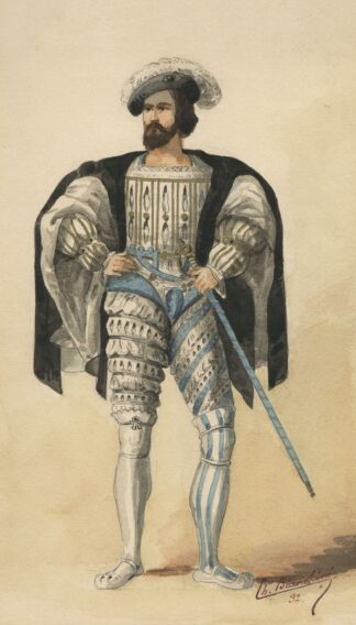 Historical costumes Pl.34 by Charles Bianchini