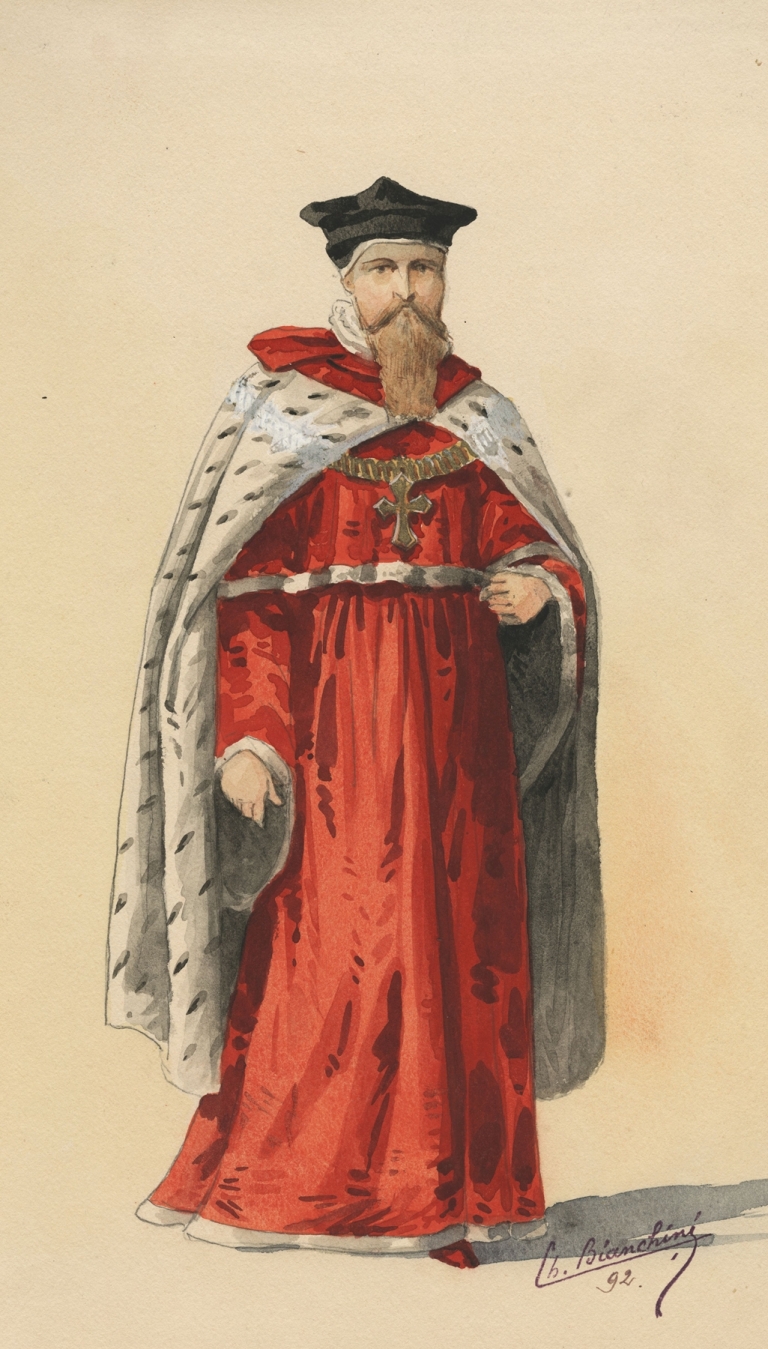 Historical costumes Pl.51 by Charles Bianchini