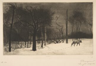 Hiver by Félix Bracquemond