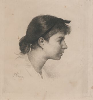 Hlava dievčaťa by Ákos Aranyossy