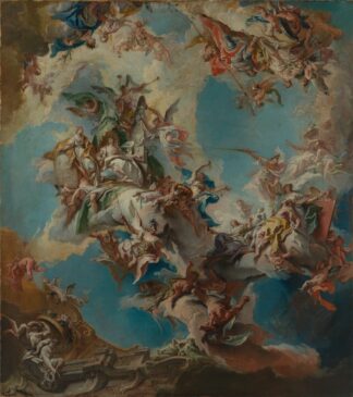 Hochherzigkeit, Freigebigkeit und die Künste by Carlo Carlone