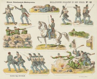 Hollandsche soldaten in den strijd by Emrik & Binger
