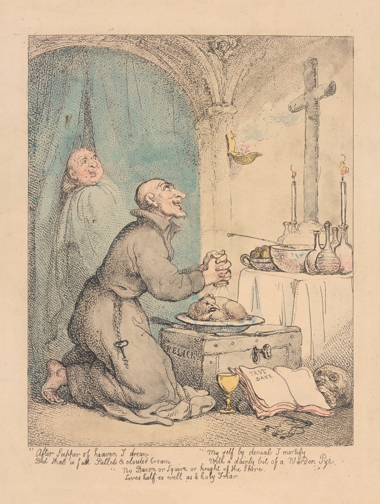 Holy Friar by Thomas Rowlandson