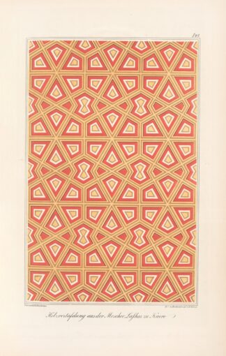 Holzvertäfelung aus der Moschee Lashar zu Kairo 2 by Friedrich Maximilian Hessemer