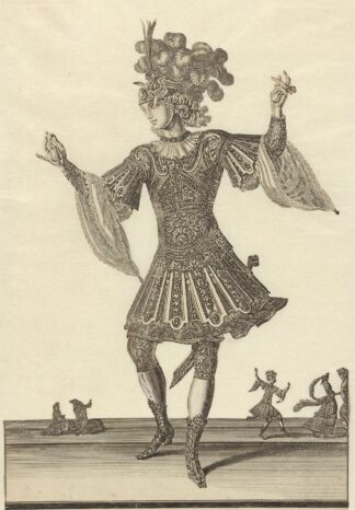 Homme en habit de ballet by Jean Bérain