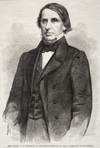 Hon. Elihu B. Washburne, of Illinois, Chairman of the Committee on Commerce by Winslow Homer