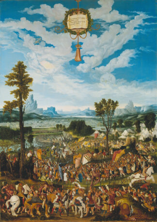 Horatius Cocles Stopping King Porsenna’s Army outside Rome by Ludwig Refinger