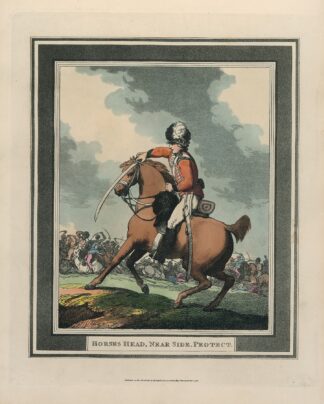 Horses head, Near Side, Protect by Thomas Rowlandson