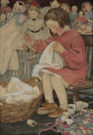 How Doth the Little Busy Bee by Jessie Willcox Smith