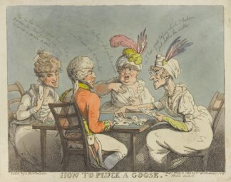 How to pluck a goose by Thomas Rowlandson