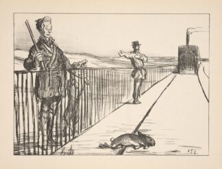 Hunting and fishing Pl.15 by Honoré Daumier