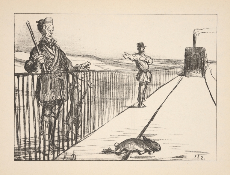 Hunting and fishing Pl.15 by Honoré Daumier