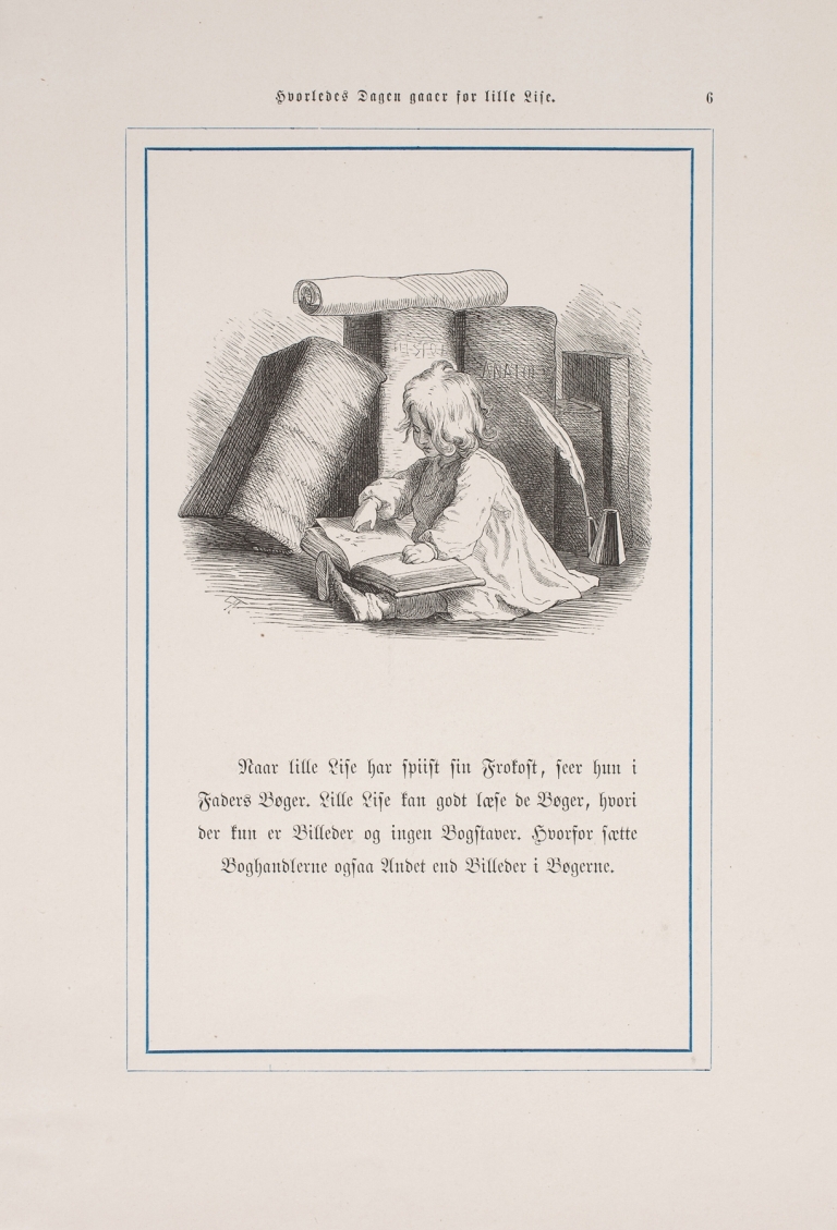 Hvorledes Dagen gaaer for Lille Lise Pl.22 by Lorenz Frølich