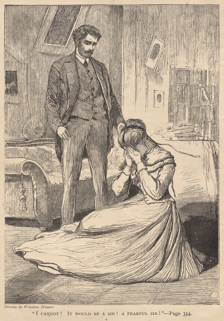 ‘I Cannot! It Would Be a Sin! A Fearful Sin!’ by Winslow Homer