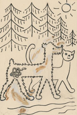 I Had a Dog and a Cat Pl 37 by Josef Čapek