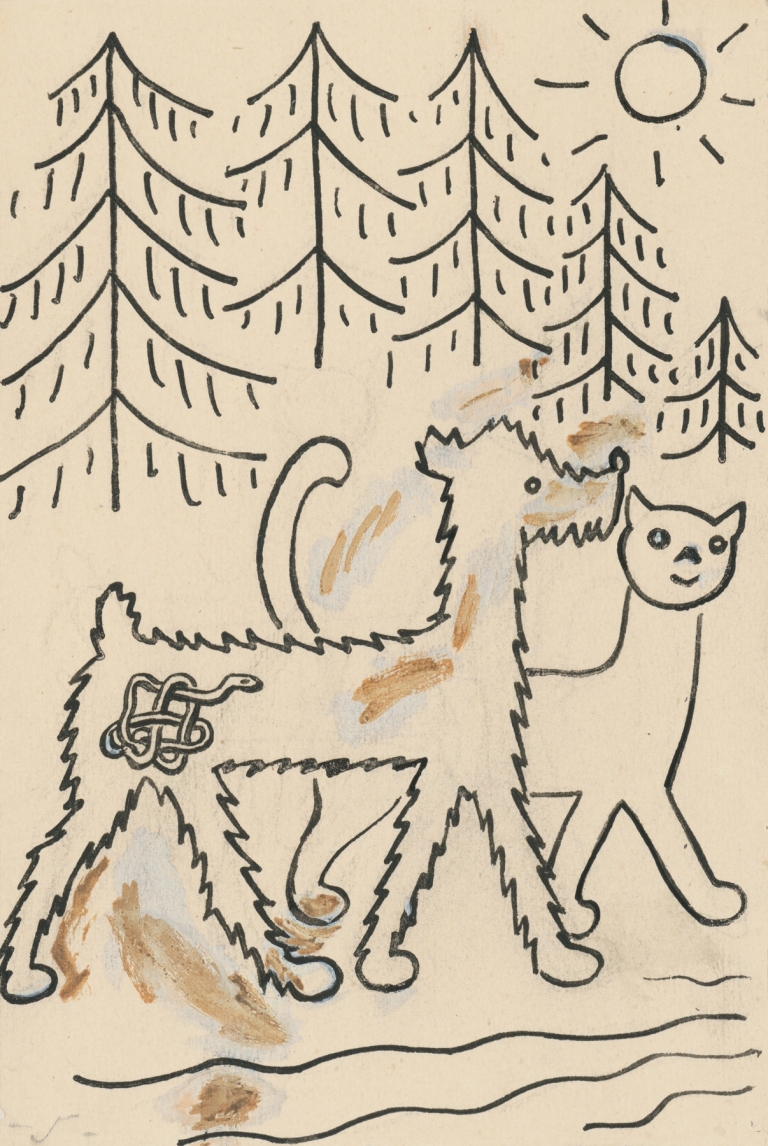 I Had a Dog and a Cat Pl 37 by Josef Čapek