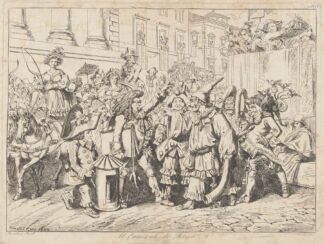 Il Carnevale di Roma by Bartolomeo Pinelli