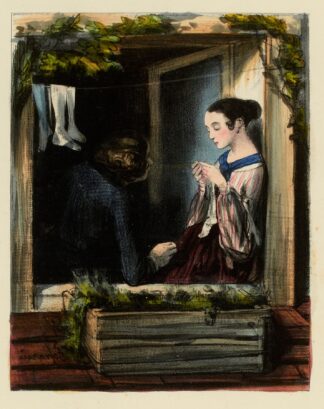 Il fait son droit. by Paul Gavarni