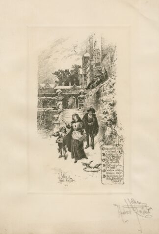 Illustration to lines from Richard II; O! who can hold a fire in his hand by thinking on the frosty Caucasus, act 1, scene 3 by Herbert Railton