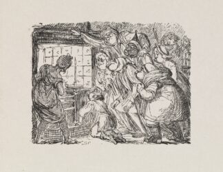 Illustrations for The Universal songster Pl.04 by George Cruikshank
