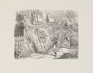 Illustrations for The Universal songster Pl.07 by George Cruikshank