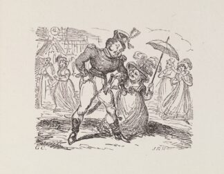 Illustrations for The Universal songster Pl.16 by George Cruikshank