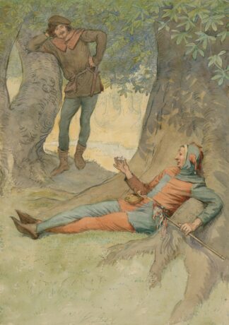 Illustrations to As you like it Pl.12 by Hugh Thomson