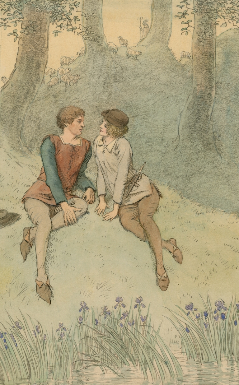Illustrations to As you like it Pl.25 by Hugh Thomson