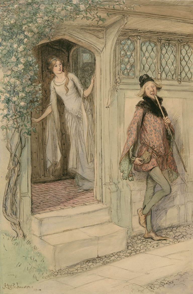 Illustrations to Merry wives of Windsor Pl.01 by Hugh Thomson