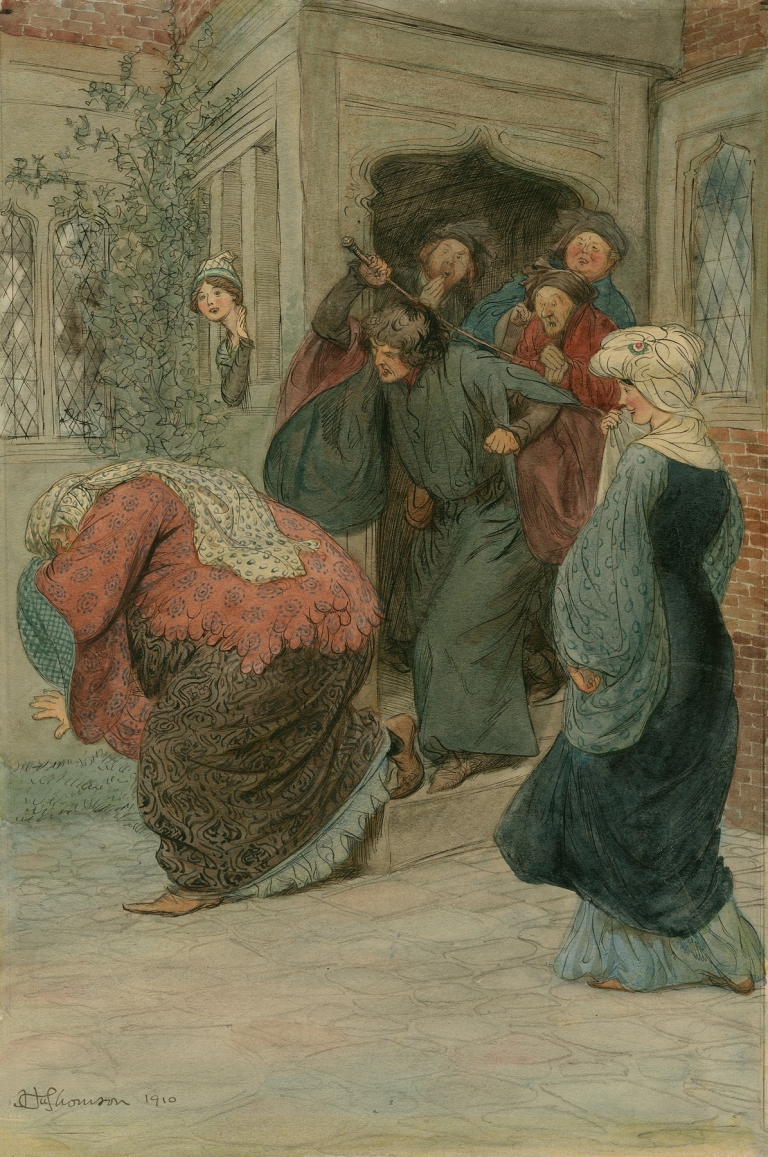 Illustrations to Merry wives of Windsor Pl.27 by Hugh Thomson