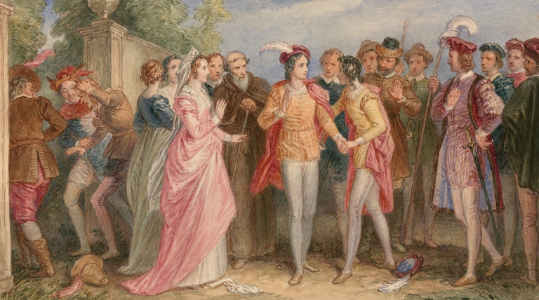 Illustrations to Shakespeare Pl.025 by John Massey Wright