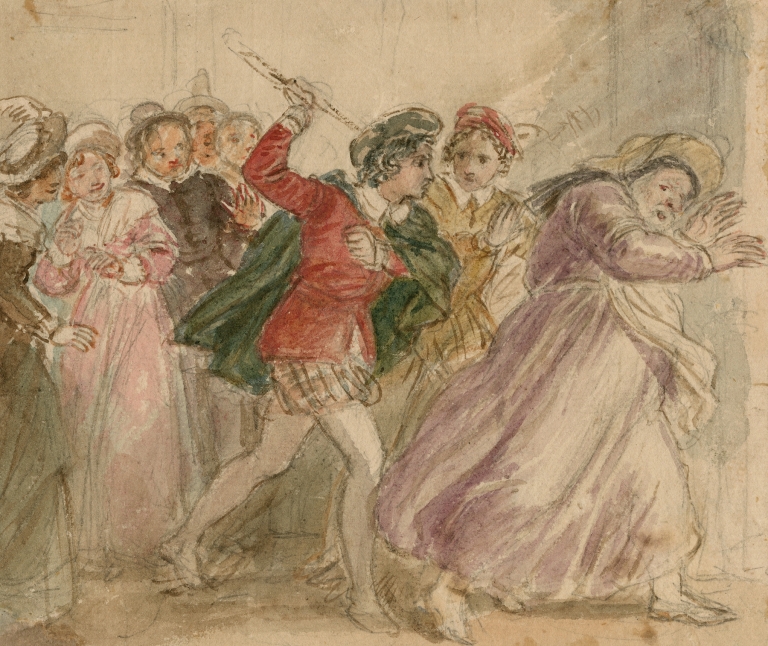 Illustrations to Shakespeare Pl.097 by John Massey Wright