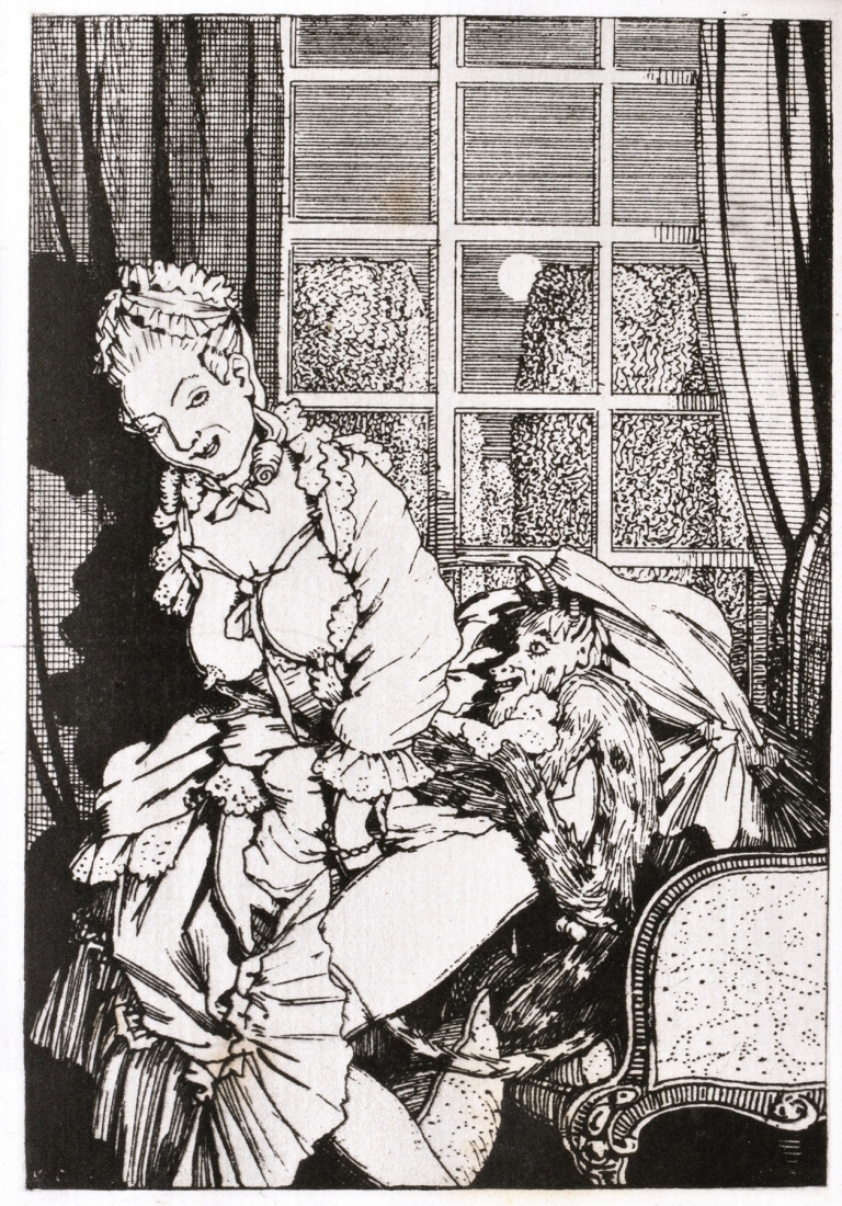 Image from Somov’s ‘Livre de la marquise’ 7 by Konstantin Andreevich Somov