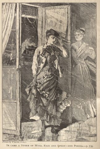 In Came a Storm of Wind, Rain and Spray – and Portia by Winslow Homer