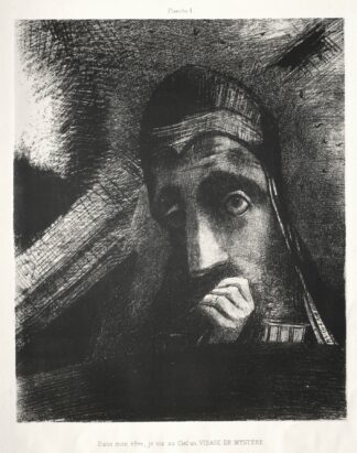 In My Dream I Saw in the Sky a Face of Mystery by Odilon Redon